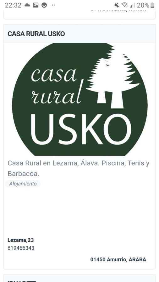 Casa Rural Usko X Vi0020 Amurrio Εξωτερικό φωτογραφία